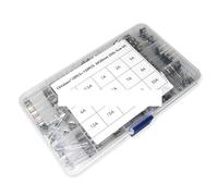 150PCS-15Kinds 6 * 30 Fast-blow Glass Tube Fuses Car Glass Tube Fuses Assorted Kit 6X30 With Box Fusiveis 0.1A-30A Household Fuses EKFBQBGW