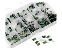150Pcs 15Values Polyester Film Capacitor Assortment Box Kit 0.33NF 2A331J 470NF 2A474J 2A821J 2A102J 2A393J 2A474J