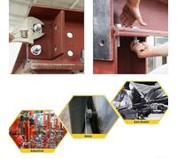 150pcs 304 Stainless Steel Serrated Hex Flange Nuts Set - Metric //M5/M6/M8/M10/For M12 Lock Nuts with Integrated Washer, Non-Slip Industrial Faste