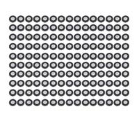 150Pcs 3D Scanning Markers Magnetic, High Reflective Reference Point Tracking Dots, 3mm ID 6mm OD, PET and Reflective Film for 3D Scanners, Reverse Engineering, Motion Capture, Met