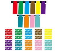 150Pcs/5 Sheets Cable Labels Wire Marking Network Waterproof Printer Sticker Organizer A4 Self-Adhesive Label Tags for Marking The Color-Coded Cables