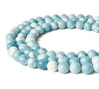 150pcs 6mm Larimar Beads Natural Gemstone Beads Round Loose Beads for Jewelry Making