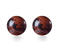 150pcs 6mm Mahogany Obsidian Gemstone Round Loose Beads for Jewelry Making Energy Stone Healing Power