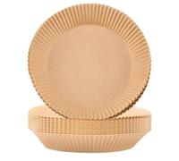 150PCS Air Fryer Disposable Paper Liners, 16cm Round Non-Stick Baking Parchment Paper, Multipurpose Oil-Proof Water-Proof Paper Liners for Air Fryer Accessories Oven Microwave