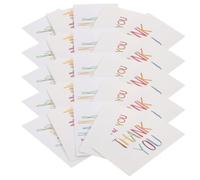 150pcs Autumn Thank You Greeting Cards, Coated Paper Favour Tags | Smooth Writing Surface for Gift Boxes and Bouquets, Gratitude Messages, Event Planners, Wedding Celebrations