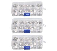 150pcs Brooch Button, Concealed Snap Button with White Smiling Face Design, Detachable Shirt Buttons for DIY Crafts, No Punching Required, for Clothing Repair and Sewing