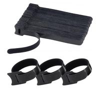 150Pcs Cable Ties, Adjustable Nylon Cable Straps Reusable Self-Gripping Fabric Hook Fastening Wire Ties for Home Office Cord Organiser Cable Management