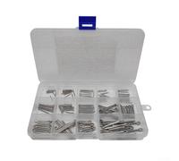 150PCS Carbon Steel Split Pins Assortment Kit, 15 Sizes M1- For M3 Cotter Pin Set with Storage Box - For Lawn Mowers, Cars, Trucks and Small Engine Repairs