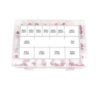 150pcs CBB Polypropylene Film capacitor Kit 10NF - 68NF 400V 630V Capacitance Assortment Set 22NF 47NF 100NF 220NF 470NF 560NF