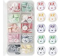 150PCS Colorful Resin Buttons for Baby Kids Cardigans Knitting,Plastic Cute Crafting Buttons with Plastic Storage Box for Art Craft Child Clothing Sewing DIY Decoration(12.5 mm/ 0.5 Inch)
