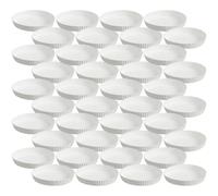 150pcs Disposable White Lids Cup Paper for Coffee Shops and Bars