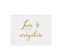 150PCS DIY Simple Design Wedding Party White Greeting Card Handwriting Message Cards Thank You Gold Stamping For Birthday(Color 3)