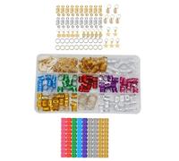 150pcs Dreadlocks Rings Metal Hair Braid Jewellery | Alloy Hair Ornaments, Curly Hair and Ponytail Use, Stylish Appearance, Decorative Set with Shell Charm