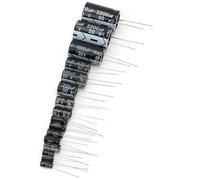 150PCS Electrolytic Capacitor Kit 50V, Electrolytic Capacitor Assortment, 1uF to 2200uF High - Stability Capacitors with Long Service Life for Electronics Repair and Prototyping