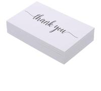 150pcs Elegant Flower Thank You Cards with Envelopes for Customers | Coated Paper, Blank Back Side, Easy Handwriting, Personalizable for Bakery Owners, Salon Professionals, Boutique Checkout