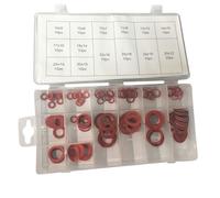 150Pcs Flat Washer Red Steel Paper Fiber 150pcs 150 pieces Plastic Flat suitable for Storage no matter how small or large these washers provide effective insulation