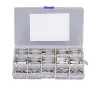 150Pcs Glass Assorted Kit, Glass Tube with 15 Models Alloy, Replacement Set for Household Appliances, Electronics, Christmas Lights and Automotive