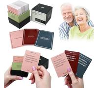 150PCS Life Story Interview Kit Cards - Tales Life Story Interview Kit, Get to Know Grandparents and Parents for Family Game Night with Curated Question Cards