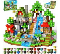 150PCS Magnetic Blocks, Magnetic Building Blocks, Stacking Magnets for Kids, Sensory Toy for STEM Constructions Magnet Blocks for Boys Girls Age 3 4 5 6 7 8-12 Birthday Gifts, Green Villager Forest