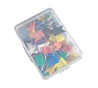 150Pcs Multicolor Push Pins For Office Bulletin Board Geography Teaching Travel Map Planning Corkboard Tacks Multicolored Flag Push Pin
