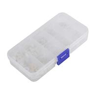 150pcs Nylon Screws Bolts Nuts Washers M2 M2.5 M3 M4 M5 Fastener Assortment Kit with Storage Case