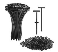 150Pcs Nylon Universal Cable Tie Buckle,Heavy Duty Self-Locking Nylon Zip Ties Holder,Universal Push Mount Zip Tie Holders, Bumper Retainer Clips, Car Plastic Rivet Fasteners Cable Ties Tool