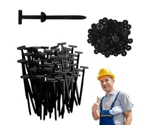 150PCS Nylon Universal Cable Tie Buckle Self-Locking Cable Ties Heavy-Duty Zip Ties with Pins & Buttons Suitable for Quick Fastening Automotive Repair and Daily Use