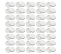 150pcs Paper Drinking Lids Cup for Office and Coffee Shops White