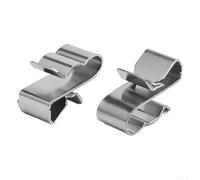150PCS Photovoltaic Cable Clips, Stainless Steel Trailer Wiring Clamps, Solar PV Cable Clip, For Ship Wiring Organization, Trailer Cable Wiring