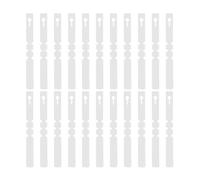 150pcs Plastic Plant Labels Adjustable Wrap Around Tree Tags | PVC Material with Waterproof Coating, Flexible Loop Design, No Drilling or Gluing Needed, Quick Info Changes
