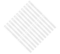 150pcs PVC Waterproof Plant Labeler Adjustable Wrap Around Tree Tags | White PVC Material with Waterproof Coating, Secure Attachment without Drilling, Gentle on Plants, for Outdoor Nursery Use