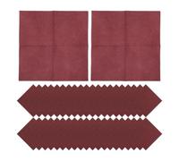 150pcs Red Disposable Napkins 20x20cm Paper Party Napkins | Soft Lightweight Sheets, Elegant Finish, for Western Restaurants and Wine Parties