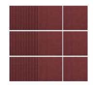 150pcs Red Disposable Paper Napkins 20x20cm for Western Restaurants
