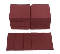 150pcs Red Napkins Paper 20x20cm Disposable Elegant Cocktail Napkin | Soft Paper, Lightweight Feel, for Western-style Restaurants and Wine Parties