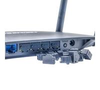 150Pcs RJ45 Dust Cover, Anti-Dust Plug Protector Cap for Ethernet Hub Port, Compatible with Network Switches, Routers, Patch Panels, Server Racks, TV and Computer