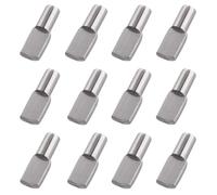 150pcs Shelf Support Pegs 6mm Iron Furniture Wardrobe Silver | Easy Install, Smooth Surface, No Metal Burr, Comfortable Fit for Cabinet Boards and Shelving