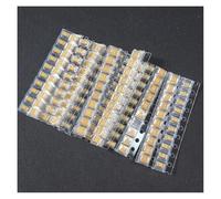 150PCS SMD Tantalum Capacitor Assortment Kit 1uf-220uf A/B Case Tantalum Capacitors Set 1UF 2.2UF 10UF 15Values Capacitors MQXFCZUX