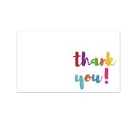 150pcs Thank You Card Write Gift Decoration Label Goods For Birthday(Color 4)