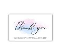 150pcs Thank You Cards With Flower Design For Small Business Exquisite Appreciation Card Gift Decoration 9x5.4 CM For Birthday(Color 9)