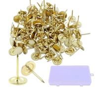 150Pcs Thumb Tacks, Push Pins for Cork Board with Storage Box, Carpet Tacks for Notice Board Pins Upholstery Tack Decorative Thumbtacks for Peg Boards Office School Home