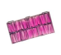 150Pcs UVS Gel Acrylic Nails Art Mold Artificial Tips with Scale Clear Full Covers Duals Systems Form 14Size Clear Duals Forms Systems Full Covers Quick Building Gel Mold Tips