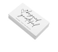 150pcs White Thank You Cards for Paper Appreciation Notes Pack