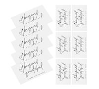 150pcs White Thank You Cards Pack, Paper Greeting Cards for Shops