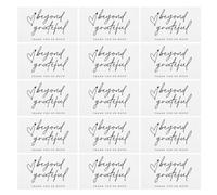 150pcs White Thank You Cards Paper Greeting Cards with Envelopes