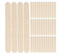 150pcs Wooden Plant Labels Stake Tags for Vegetables and Succulents | Fade Resistant, Waterproof Marking, Smooth Beige Finish, Nursery Trays, Greenhouse Use, Easy to Write
