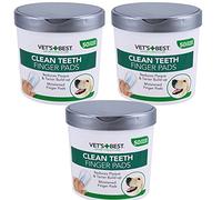 150PK Dog Pet Teeth Tooth Cleaning Finger Pads Wipes Plaque Tartar Remover