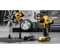 150Psi Cordless Tyre Inflator Air Compressor Pump For Dewalt 18V/20V Battery Car Bike