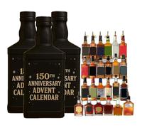 150th Anniversary Whiskey Advent Calendar 2025, 24 Premium Whiskey Pendants for Holiday Countdown & Gifting, A Daily Tasting Journey (3pcs)