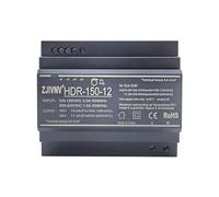 150W 12V 15V 24V 48V Industrial DIN Power Supply Step Shape HDR-150-12 HDR-150-15 HDR-150-24 HDR-150-48(12V_150W)