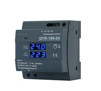 150W DIN Rail Mounted Switching Power Supply DR-150W AC-DC 12V 15V 24V 36V 48V with display QYR-150(B1lack,100-120V/200-240V_24V)